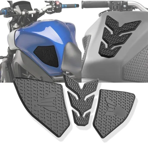Vista 2 de Adhesivo adhesivo para depósito de combustible para Y&AMAHA MT-09 MT09 SP 2021 2022 2023 MT 09 SP motocicleta antideslizante lado tanque pegatinas 4