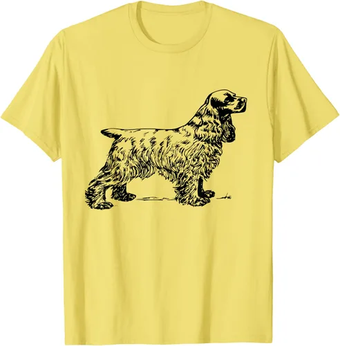 Vista 38 de Cocker Spaniel - Camiseta para perro Cocker Spaniel, gris, S Asfalto