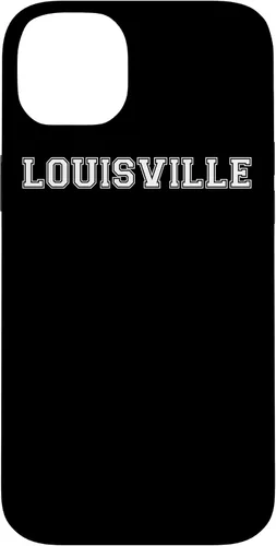 Vista 15 de iPhone 16 College University style Louisville Kentucky Sports Fan Case
