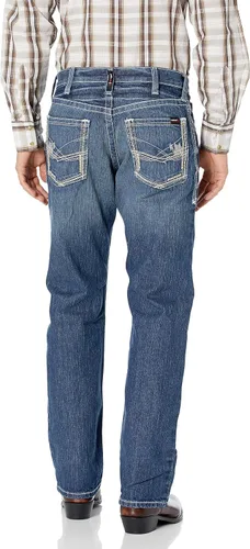 Vista 2 de ARIAT - Pantalones de mezclilla Fr M4 de tiro bajo y corte para botas para hombre