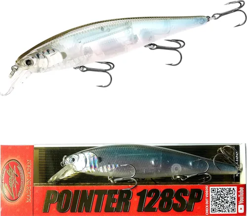 Vista 7 de LUCKY CRAFT Pointer 128SP, Señuelo de Pesca de Lubina de Lago de Agua Dulce, Jerkbait, Suspendido, Aparejos de Pesca, Accesorios de Pesca, Equipo