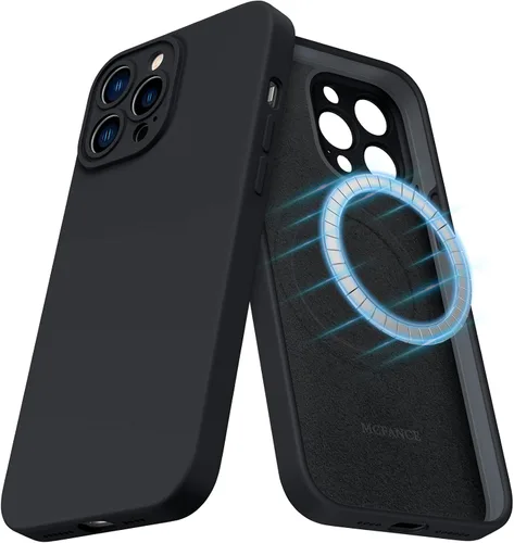 Vista 59 de Funda de silicona con soporte para iPhone 17 Pro [compatible con MagSafe] [Protección completa de la cámara] (6.3 pulgadas 2025), fundas de teléfono