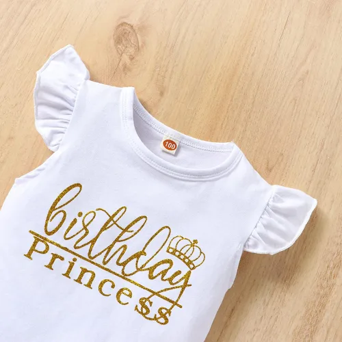 Vista 2 de Vestido de princesa de cumpleaños para niñas pequeñas, chaleco sin mangas, falda tutú de malla con lunares