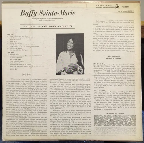 Vista 2 de Disco de vinilo Buffy Sainte Marie Little Wheel Spin y Spin