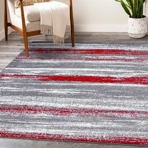 Vista 11 de LUXE WEAVERS Alfombra Alfombra de Área Moderna Resistente a las Manchas, Marrón/Tamaño 2x3