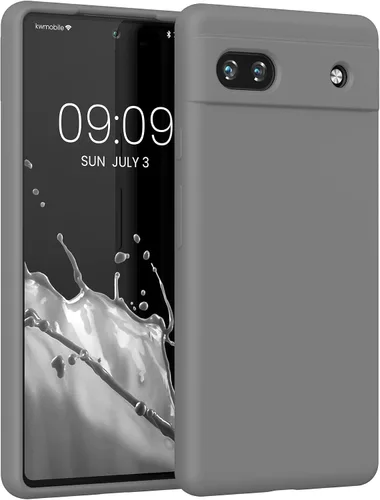 Vista 264 de kwmobile Funda Compatible con Google Pixel 6 Pro - Funda de Teléfono de Silicona TPU con Acabado Suave - Azul Caribe
