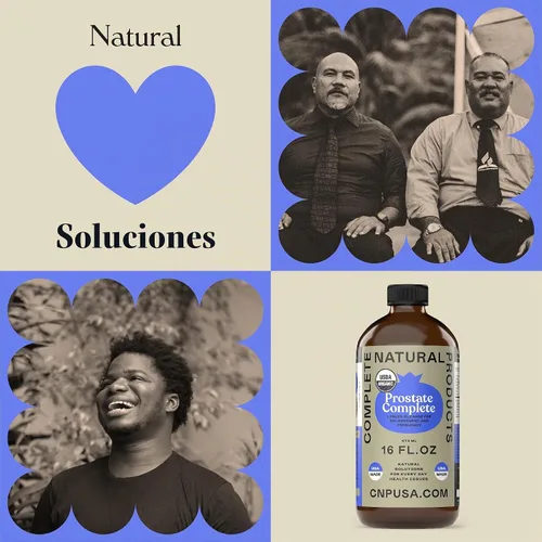Vista 4 de Complete Natural Products Prostate Complete - Botella de vidrio de 16oz