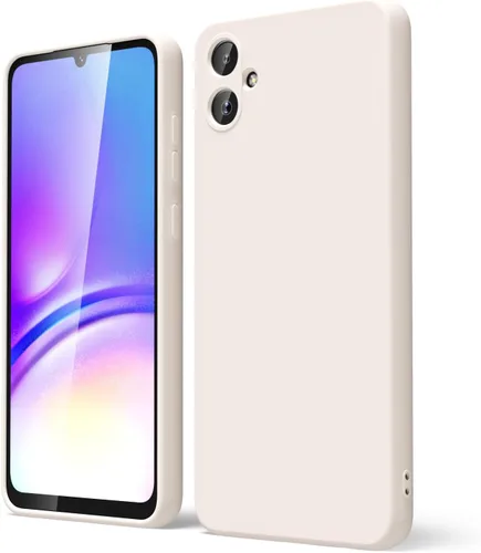 Vista 131 de oakxco Funda para teléfono Samsung Galaxy A12 con agarre de silicona líquida, linda delgada fina suave cubierta de gel de goma TPU lisa para mujeres
