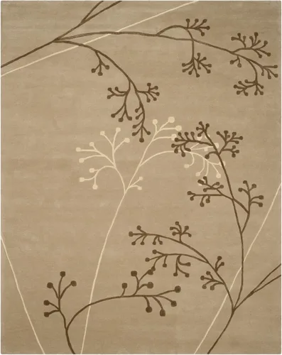 Vista 28 de SAFAVIEH Soho Collection - Alfombra redonda de 6 pies, color gris, lana hecha a mano, ideal para zonas de alto tráfico en sala de estar, dormitorio