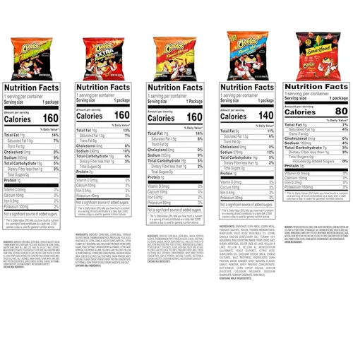 Vista 2 de Cheetos Bocadillos con sabor a queso, paquete variado Flamin' Hot Mix (paquete de 40)