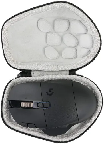 Vista 2 de khanka Estuche de viaje duro de repuesto para mouse inalámbrico Logitech G604 Lightspeed para videojuegos