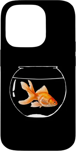 Vista 17 de iPhone 16 Goldfish Bowl Fish Fantail Goldfish Estuche para acuario de agua dulce