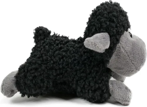 Vista 3 de Peluche de cordero de oveja, suave y lindo juguete de peluche de cordero negro, juguetes de peluche de ovejas para niños, regalos para niños