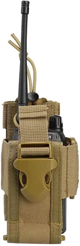 Vista 8 de VIPERADE MOLLE Funda de Radio - Funda Universal para Walkie Talkie para Cinturón de Servicio y Chaleco, Soporte de Radio Táctico para Baofeng