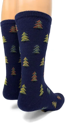 Vista 2 de Warrior Alpaca - Calcetines navideños de alpaca para bebé