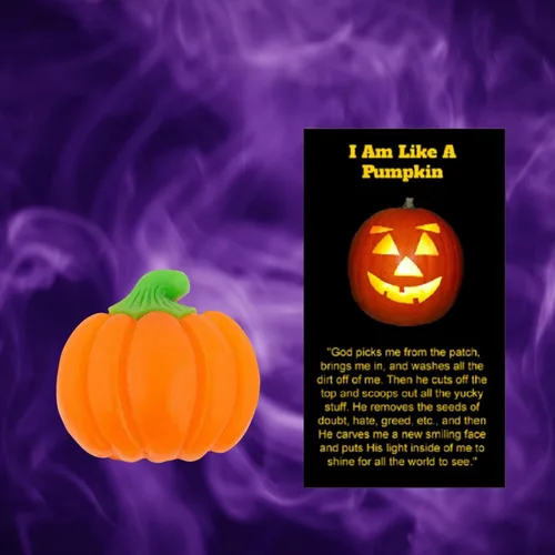 Vista 2 de Biblebanz 38 juegos de tarjetas de felicitación de bolsillo con diseño de calabaza con forma de calabaza con forma de calabaza alternativas