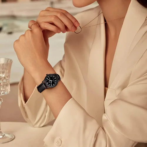 Vista 6 de Gosasa Reloj clásico para mujer, analógico, de cuarzo, con calendario, impermeable, para negocios, para mujer