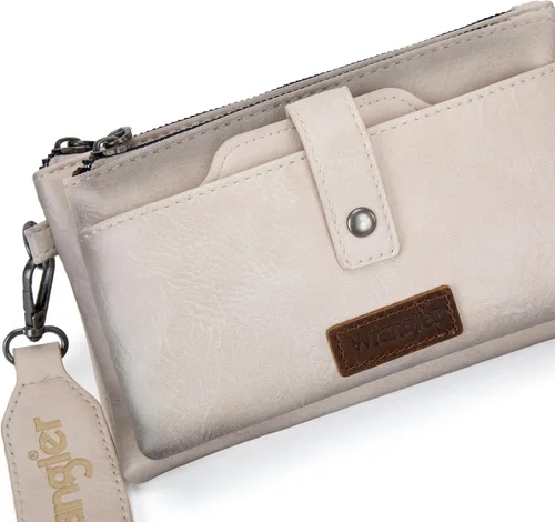 Vista 5 de Wrangler - Cartera delgada y minimalista de cuero para hombre y mujer