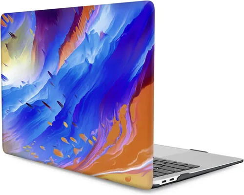 Vista 17 de Carcasa para laptop compatible con MacBook Pro de 14 pulgadas, modelo A2918, A2992, A2779, A2442, M3, M2, M1, versión 2021-2023, funda protectora