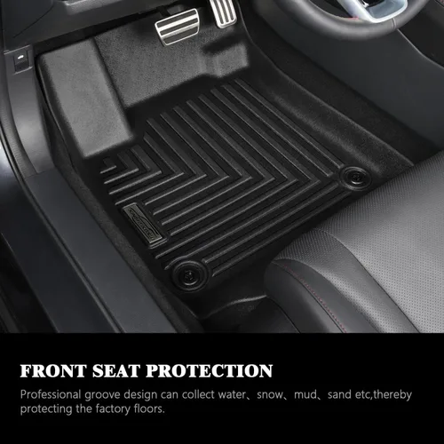 Vista 2 de Alfombrillas para Nissan Armada/Infiniti QX80 2025 2026 (7/8 pasajeros), protección para todo tipo de clima, forros de suelo de 1ª y 2ª fila