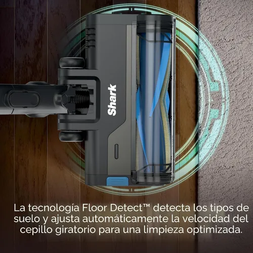 Vista 4 de Aspiradora inalámbrica Shark PowerPro Reveal Plus, tecnología FloorDetect y Dirt-Reveal, filtro HEPA, para alfombra y suelo duro, recargable
