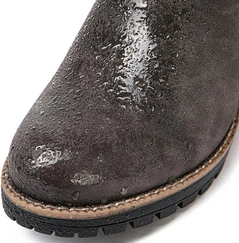 Vista 5 de GLOBALWIN Women's Fur Boots Fashion Combat Ankle Boots For Women