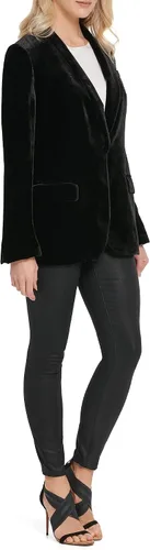 Vista 6 de DKNY Chaqueta deportiva de terciopelo para mujer