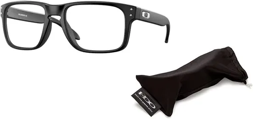 Vista 3 de Oakley Holbrook - Lentes cuadrados OX8156 para hombre + paquete con kit de gafas de diseñador iWear