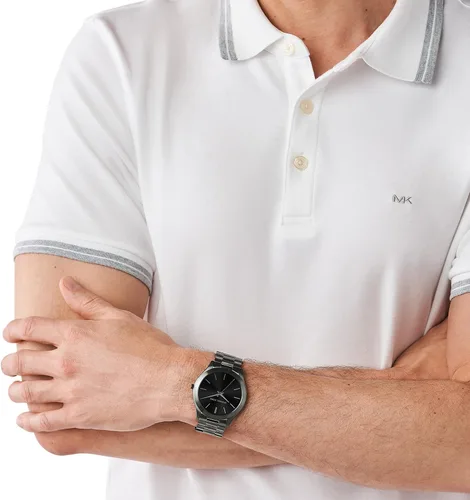 Vista 5 de Michael Kors - Reloj de cuarzo Slim Runway de acero inoxidable para hombre