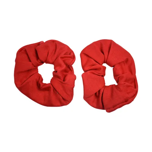 Vista 16 de Set of 2 Large Solid Scrunchies (Beige)