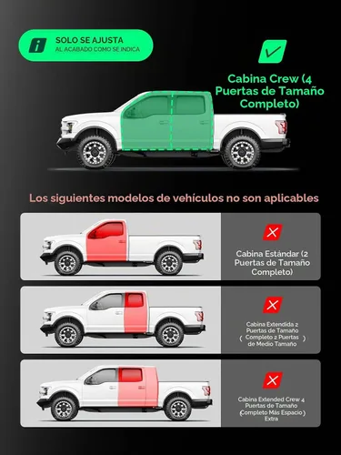 Vista 4 de YHTAUTO Estribos de 4.25 pulgadas para Honda Ridgeline 2017-2026, Crew Cab
