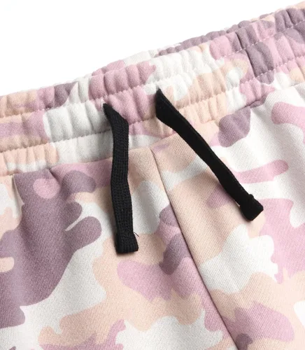 Vista 57 de New Balance Pantalones deportivos para niña, forro polar de mezcla de algodón suave con cordón y bolsillos (tallas 8-16)