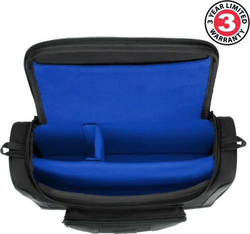 Vista 2 de USA Gear Estuche portátil para impresora fotográfica, bolsa de mensajero con separadores de acolchado compatible con Canon Selphy CP1500, Selphy