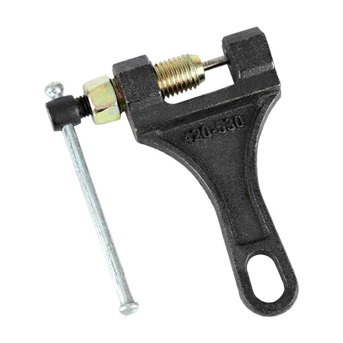 Vista 5 de Tensor de cadena 420 Cadena de resorte de rodillo 42L Link 4 Master Link Chain Breaker con rodillo de 1-3/4 pulgadas para 212cc 6.5Hp 196cc 125cc
