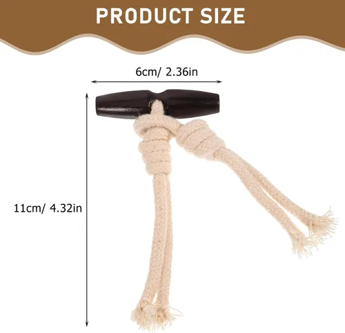 Vista 5 de EXCEART Retro Decor 10 pares de decoración de madera cárdigan sujetador botones de palanca botones abrigo costura cierre ropa retro ropa palanca