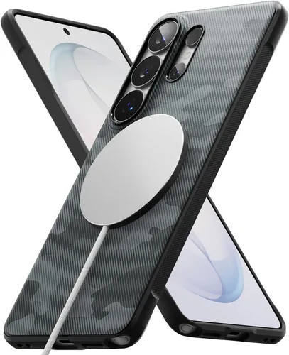 Vista 23 de Ringke Onyx Funda para Samsung Galaxy S24 FE [compatible con MagSafe] resistente al aceite y a la suciedad, protección mejorada del lente