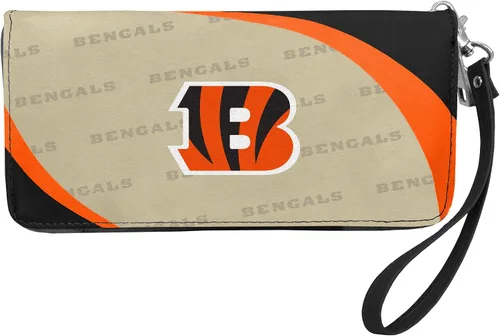 Vista 21 de Cartera organizadora NFL de cierre curvo, negro Pittsburgh Steelers