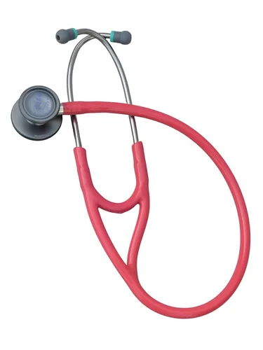 Vista 11 de Virtuoso - Estetoscopio de cardiología de doble cabeza, calidad profesional, tubo clásico, KS-750, color negro