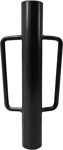 Vista 6 de MTB Supply 1 paquete de poste de valla de 24 pulgadas con mango de hierro negro de 12 libras, poste en T de poste de mano para poste de valla en U