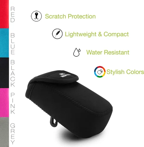 Vista 4 de MegaGear Funda de neopreno ultraligera para cámara compatible con Sony Cyber-shot DSC-W800
