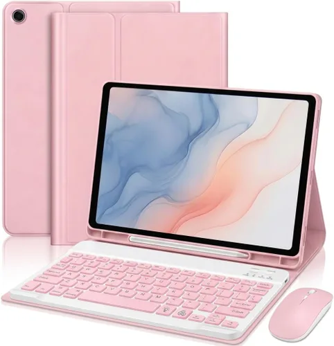 Vista 13 de Para Samsung Galaxy Tab A11 Plus & A9 Plus Funda De Teclado Y Ratón - Negro