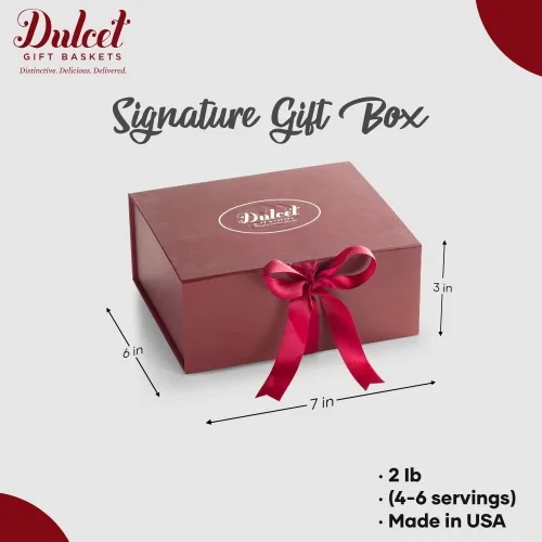 Vista 8 de Dulcet Gift Baskets Caja de regalo de la colección de chocolate definitiva rellena con brownie de dulce de leche, rugelah escamoso, pastel