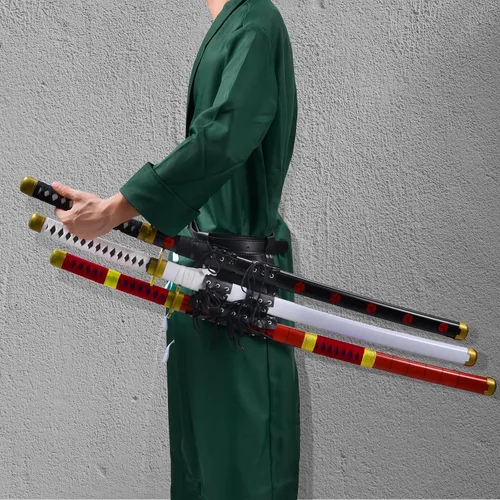 Vista 5 de Anime Sword 41 inch,Zorowado ichimonjiAnime Original Texture,for Role-Playing and Collection, with One Display Stand