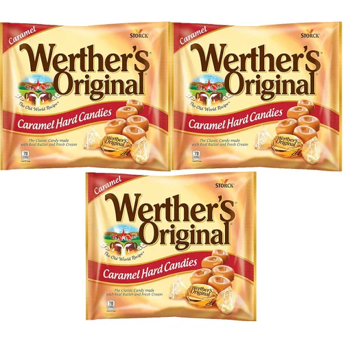 Vista 21 de Werther's Original - Golosinas duras rellenas de manzana caramelizada, 5.5 oz, paquete de 2