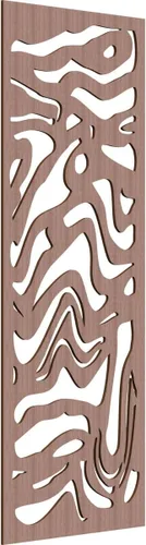 Vista 51 de 9 3/8"W x 24 3/8"H x 1/4"T Northfield Decorativos Paneles de Pared de Madera Calado, Abedul