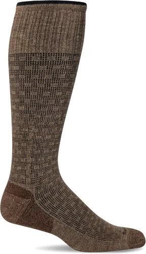 Vista 3 de Sockwell Calcetines de compresión graduados moderados Shadow Box para hombre Negro