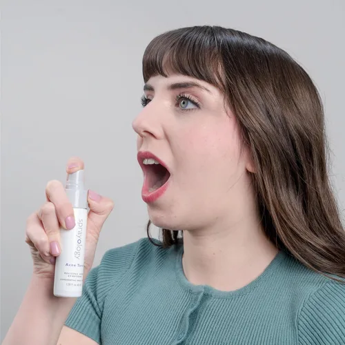 Vista 6 de Sprayology Tónico para el acné Spray oral homeopático para el acné Alivio natural del acné para una piel más clara Medicina homeopática
