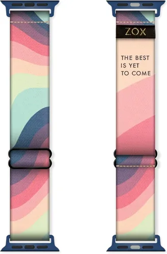 Vista 19 de ZOX Correa para Apple Watch, banda elástica con afirmaciones motivacionales y hermosas obras de arte, regalos para hombres, mujeres y niños