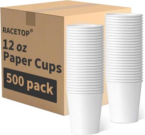 Vista 11 de RACETOP - Vasos desechables de papel para baño y enjuague bucal (3 onzas, 500 unidades)