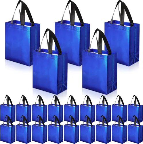 Vista 36 de Eccliy - 80 bolsas de regalo reutilizables, tamaño mediano, color negro